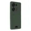 Note 13 Pro 4g Kılıf Kelvin Kartvizitli  - Koyu Yeşil