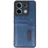 Note 13 Pro 5g Kılıf Sara Kartvizitli Deri Kılıf - Lacivert