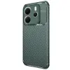 Note 14 4g Kılıf Auto Fus Karbon Kapak - Koyu Yeşil