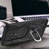 Note 9 Pro Kılıf Pars Lens Yüzüklü  - Kırmızı