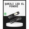 Odak Ayarlı 2000 Lümen Şarjlı LED El Feneri