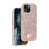 Onegif Apple İphone 14 Bright Simli Kapak - Pembe