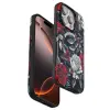 Onegif Apple İphone 15 Pro Max Flower Series Magsafe Kapak - Siyah