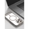 Onegif Apple İphone 15 Pro Max Hulk Magsafe Kapak - Titan Gri