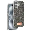 Onegif Apple İphone 16 Bright Simli Kapak - Gümüş