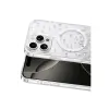 Onegif Apple İphone 16 Pro Max Misk Simli Magsafe Kapak - Desen 1