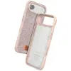 Onegif Apple İphone 17 Air Bright Simli Kapak - Pembe