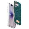 Onegif Apple İphone 17 Bright Simli Kapak - Koyu Yeşil