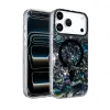 Onegif Apple İphone 17 Pro Max Mila Dalgalı Magsafe Kapak - Lacivert