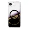 Onegif Apple İphone 17e Lotus Simli Magsafe Kapak - Siyah