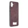 Onegif  Galaxy A05 Bright Simli Kapak - Derin Mor