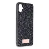 Onegif  Galaxy A05 Bright Simli Kapak - Siyah