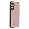 Onegif  Galaxy A25 5g Bright Simli Kapak - Pembe