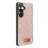 Onegif  Galaxy A37 5g Bright Simli Kapak - Pembe