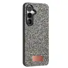 Onegif  Galaxy S24 Fe Bright Simli Kapak - Gold