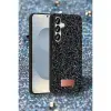 Onegif  Galaxy S25 Bright Simli Kapak - Derin Mor