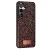 Onegif  Galaxy S25 Plus Bright Simli Kapak - Derin Mor