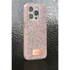 Onegif İphone 14 Pro Bright Simli Kapak - Derin Mor