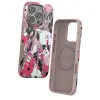 Onegif  İphone 16 Pro Flower Series Magsafe Kapak - Pembe