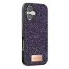 Onegif  İphone 17 Bright Simli Kapak - Derin Mor