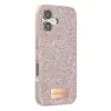 Onegif  İphone 17 Bright Simli Kapak - Pembe