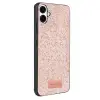 Onegif Samsung Galaxy A07 4g Bright Simli Kapak - Pembe