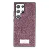 Onegif Samsung Galaxy S23 Ultra Bright Simli Kapak - Derin Mor