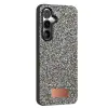 Onegif Samsung Galaxy S24 Fe Bright Simli Kapak - Gold