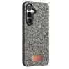 Onegif Samsung Galaxy S25 Bright Simli Kapak - Gold