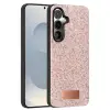 Onegif Samsung Galaxy S25 Bright Simli Kapak - Pembe