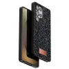 Onegif Samsung Galaxy S25 Ultra Bright Simli Kapak - Siyah