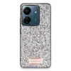 Onegif Xiaomi Redmi 13c Bright Simli Kapak - Gümüş