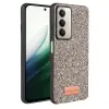 Onegif Xiaomi Redmi 15 4g Bright Simli Kapak - Gümüş