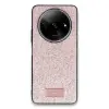 Onegif Xiaomi Redmi A3 4g Bright Simli Kapak - Pembe