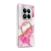Onegif Xiaomi Redmi Note 15 4g Lotus Simli Magsafe Kapak - Pembe