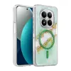 Onegif Xiaomi Redmi Note 15 Pro 4g Lotus Simli Magsafe Kapak - Yeşil