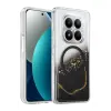 Onegif Xiaomi Redmi Note 15 Pro Plus 5g Lotus Simli Magsafe Kapak - Siyah