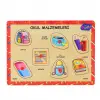 ONY-196-197 Ahşap Tutmalı Okul Malzemeleri
