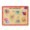 ONY-196-197 Ahşap Tutmalı Okul Malzemeleri -Onyıl Oyuncak