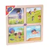 ONY-343/344/345/346 Ahşap Eğitici 4lü Puzzle -Onyıl