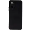 Oppo A38 Kılıf Nano İçi Kadife Silikon - Siyah