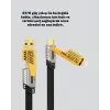 Örgülü Tasarım 4’ü 1 Arada USB-C Lightning Hızlı Şarj Kablosu