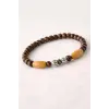 Oval Bambu Ahşap Bileklik 6 mm