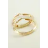 Oval Halka Küpe 4 cm