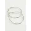Oval Halka Küpe 4,5 cm