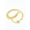 Oval Metal Yüzük