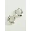 Oval Trend Metal Küpe