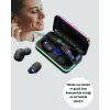 Oyun Modlu E10 Bluetooth Kulaklık Powerbank ve LED Ekranlı