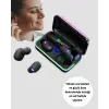 Oyun Modlu E10 Bluetooth Kulaklık Powerbank ve LED Ekranlı