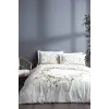 Özdilek Çift Kişilik Ranforce Nevresim Takımı Jardin De Flor Beyaz